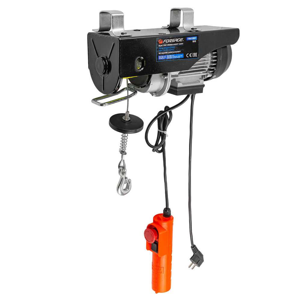 Таль подвесная 220В, 350/700кг Forsage F-TRH1007
