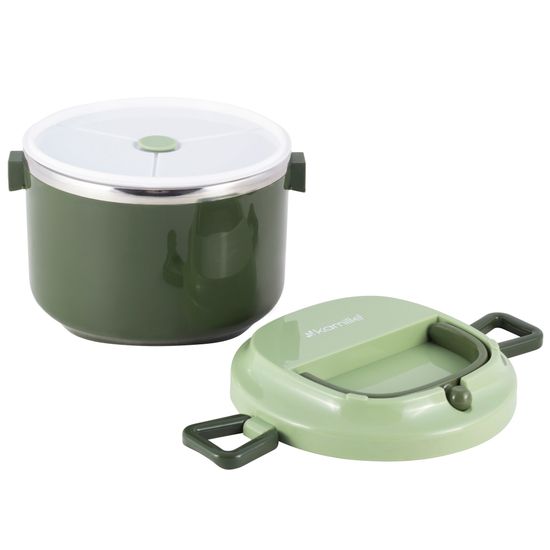 Ланч бокс 1000 мл. Kamille KM 2135 (пластик, нержавеющая сталь)