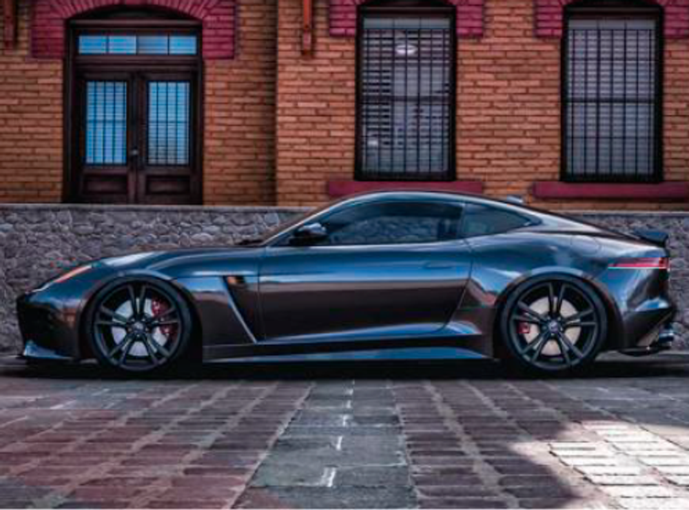 Крылья в стиле SVR для Jaguar F-Type 2013-2020 Ягуар