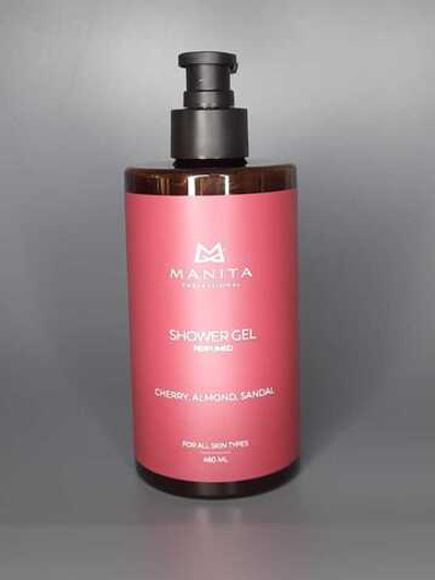 Manita Professional Гель для душа парфюмированный Cherry, Almond, Sandal, 460мл
