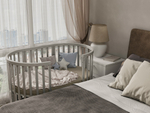 Кроватка для новорожденных ИНКАНТО 9/1 ( поперечный маятник в комплекте )