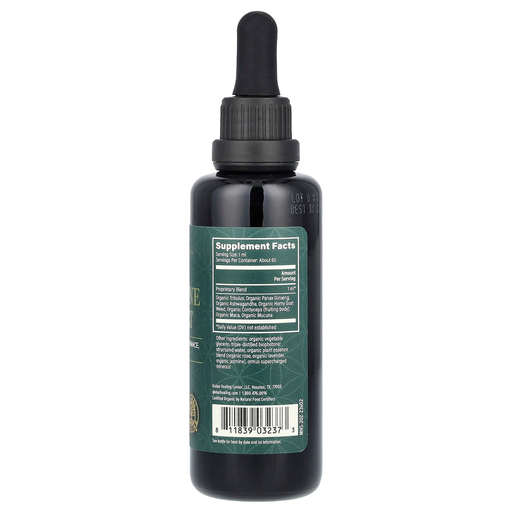Global Healing, необработанный травяной экстракт, гормональная поддержка для мужчин, 59,2 мл (2 жидк. унции)