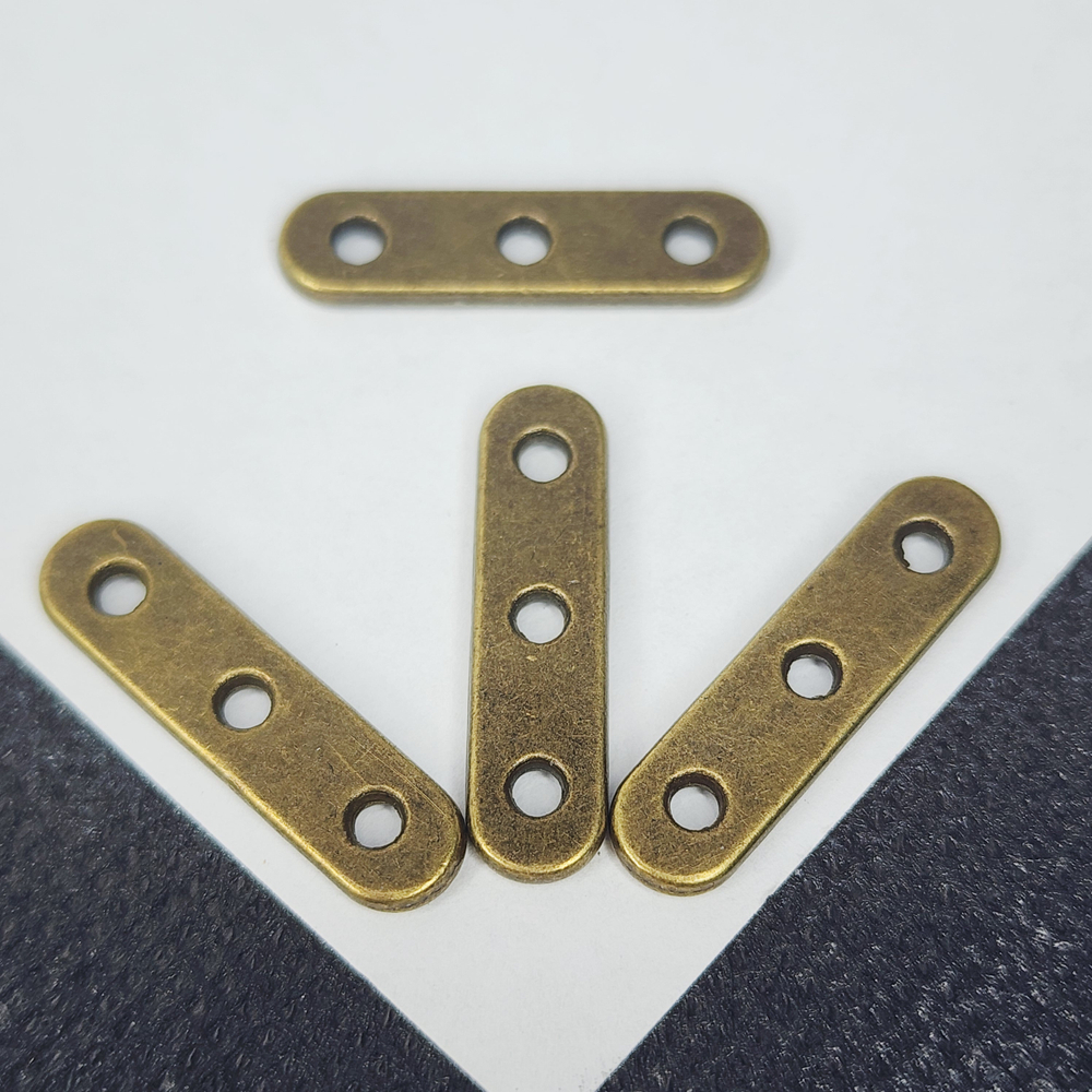 Коннектор, разделитель нитей, бижутерный сплав, 24×6мм, штучно