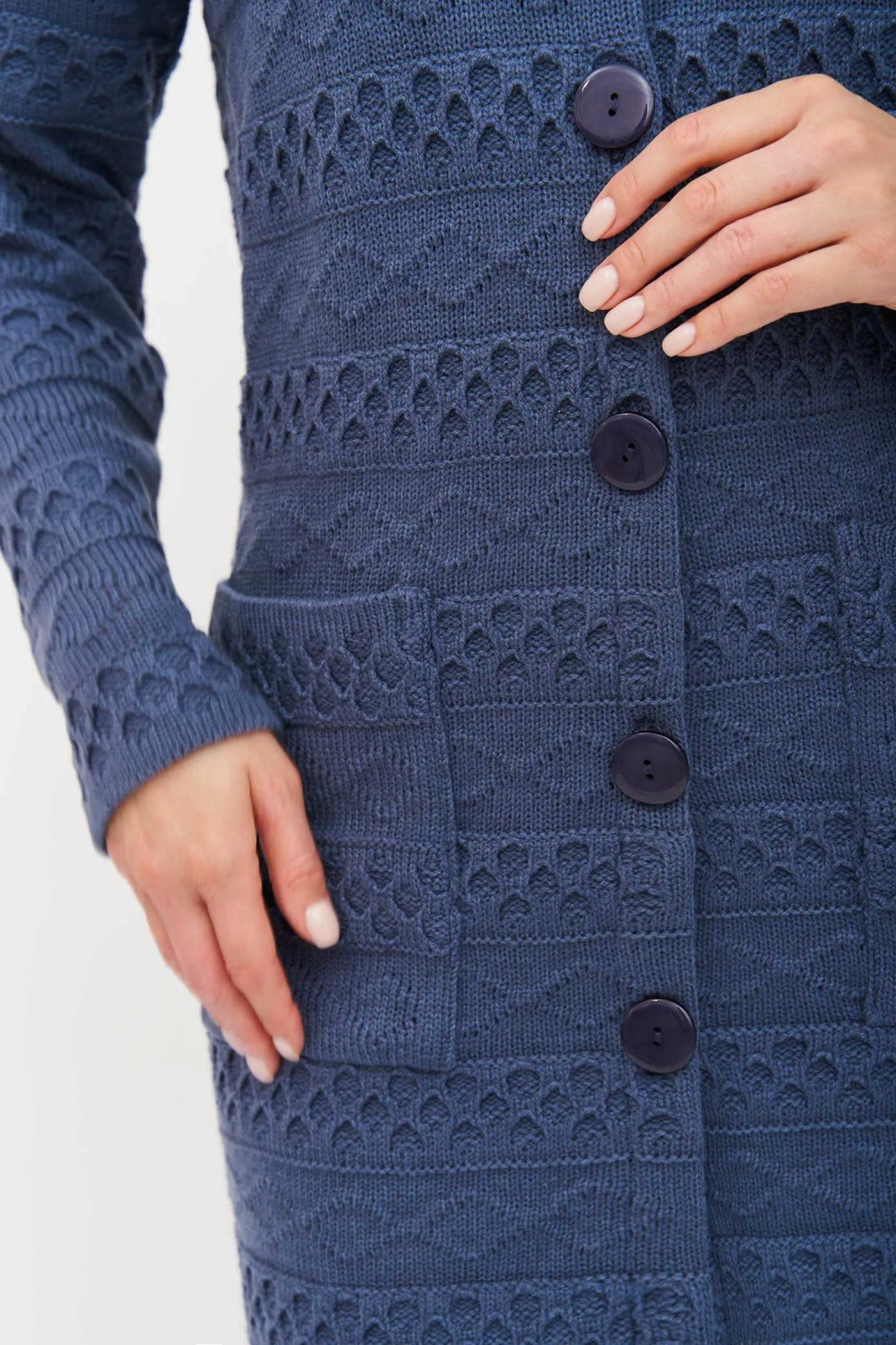 Кардиган 351685/джинс