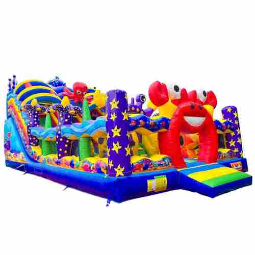 Коммерческий надувной батут «Мега риф», 12*6*6 м