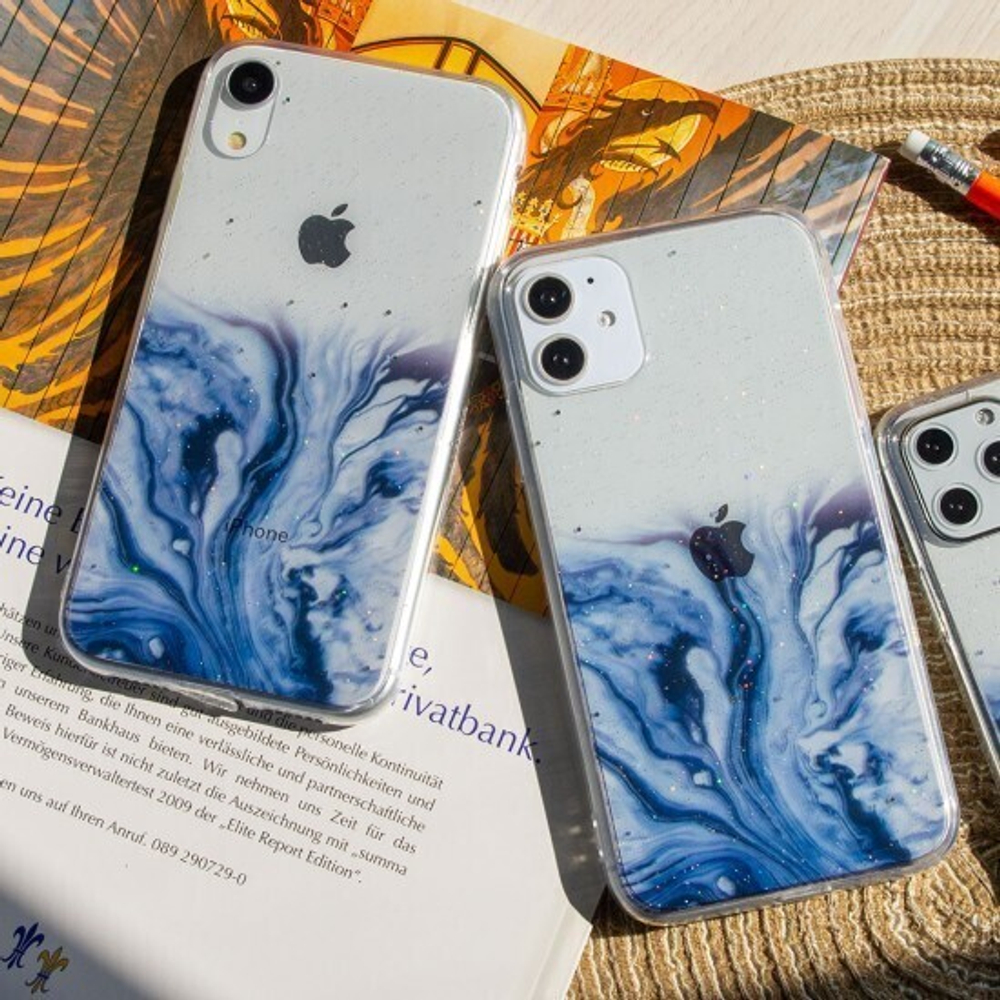 Силиконовый чехол Акварель для Huawei P40 Pro, 011729