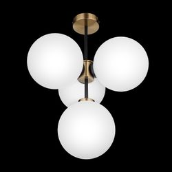 Люстра на штанге 33 идеи S32WH CHN800S.04.17ABL.ASB-S32WH