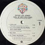 Виниловая пластинка Rickie Lee Jones ‎– Girl At Her Volcano 10"