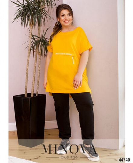 Костюм 17-263-желтый-черный Minova Фото 2