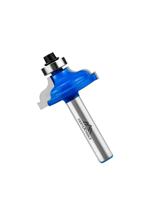 ФРЕЗА КРОМОЧНАЯ КАЛЕВОЧНАЯ С ПОДШ 12,7мм ХВОС -8мм, D-33мм, H-12мм, B-10мм, R-4мм, L-56,3мм