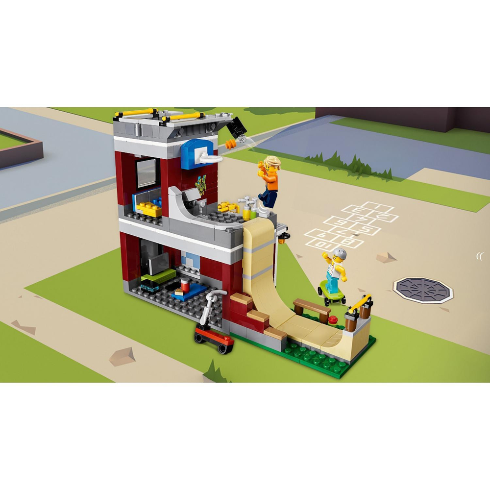 LEGO Creator: Скейт-площадка 31081 — Modular Skate House — Лего Креатор Создатель