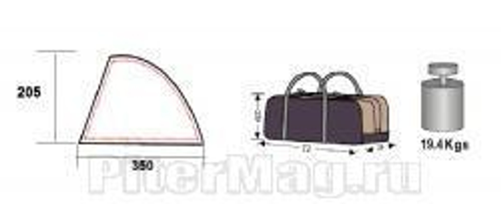 Палатка KingCamp Parma