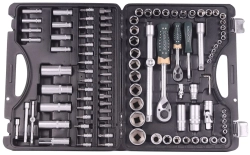 Набор торцевых головок и вставок RF-41082-5: 1/2" & 1/4"DR 6-гранных 108пр. ROCKFORCE