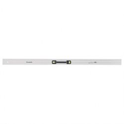 Линейка-уровень, 1200 мм, металлическая, пластмассовая ручка 2 глазка Matrix