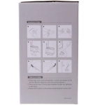 Ерш с креплением на стену «Стиль» 40 см, силиконовая щетка 8626