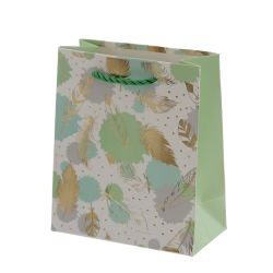 GAEM Пакет подарочный XS (бумага 210г/м2, блок микс 12шт), L12 W6 H14 см, 4в.