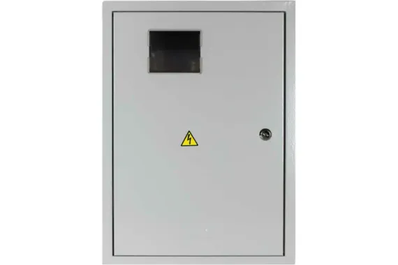 Щит учетно-распределительный KRZMI ЩУ-1Н-12 400*315*160 IP54 с замком + окно металлический 22463
