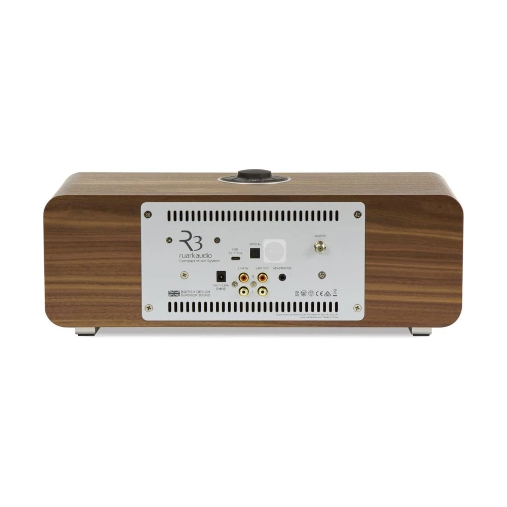 Ruark R3S Walnut — комбинированная стереосистема с CD, радио и стримингом
