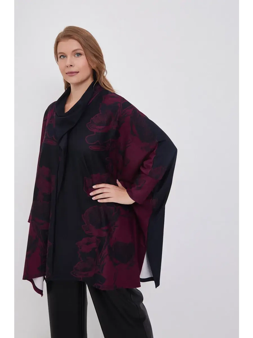 Туника объемная оверсайз