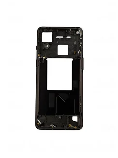 Средняя часть корпуса (рамка) для OnePlus 9RT черная (Dark Matter)