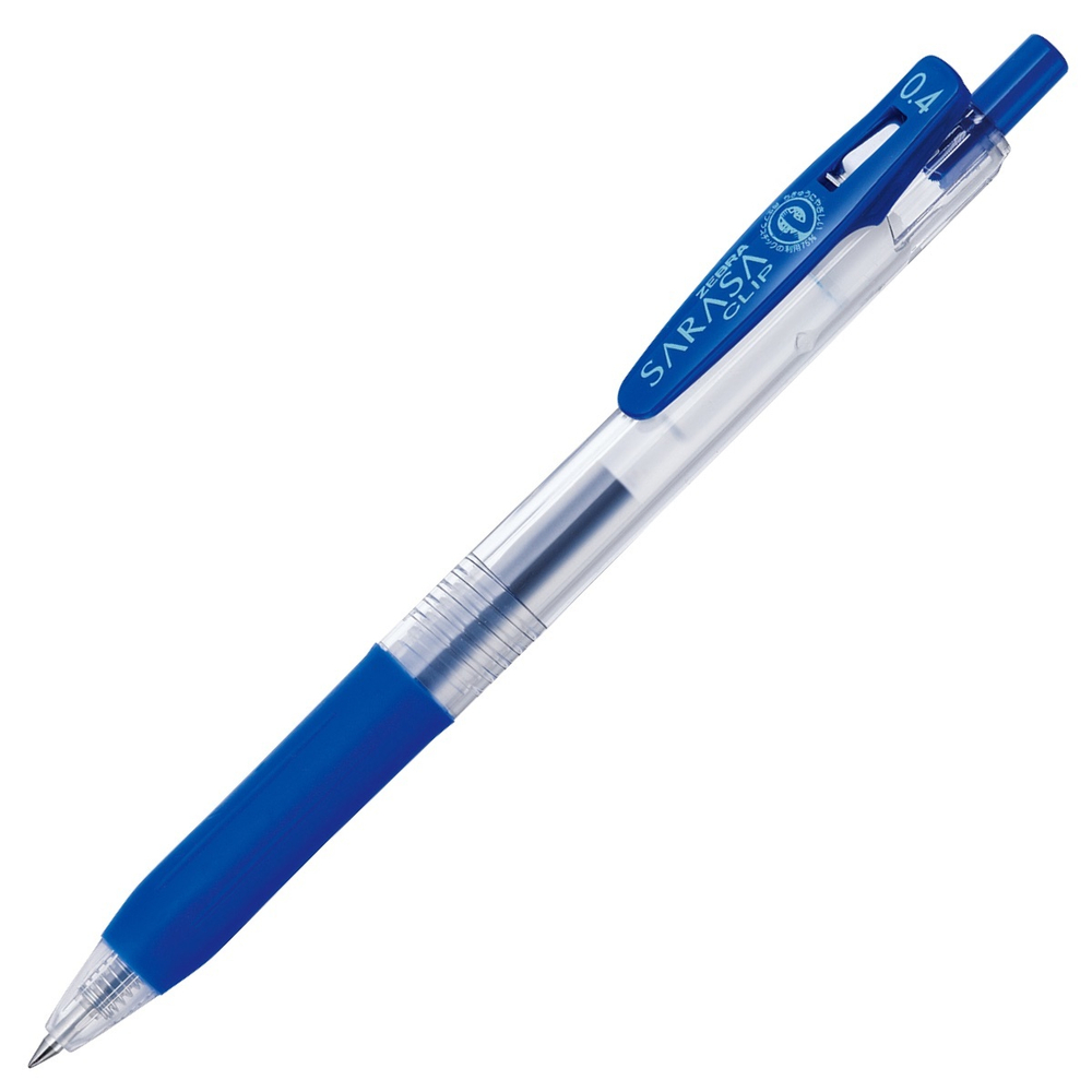 Ручка гелевая Zebra Sarasa Clip 0.4 синяя