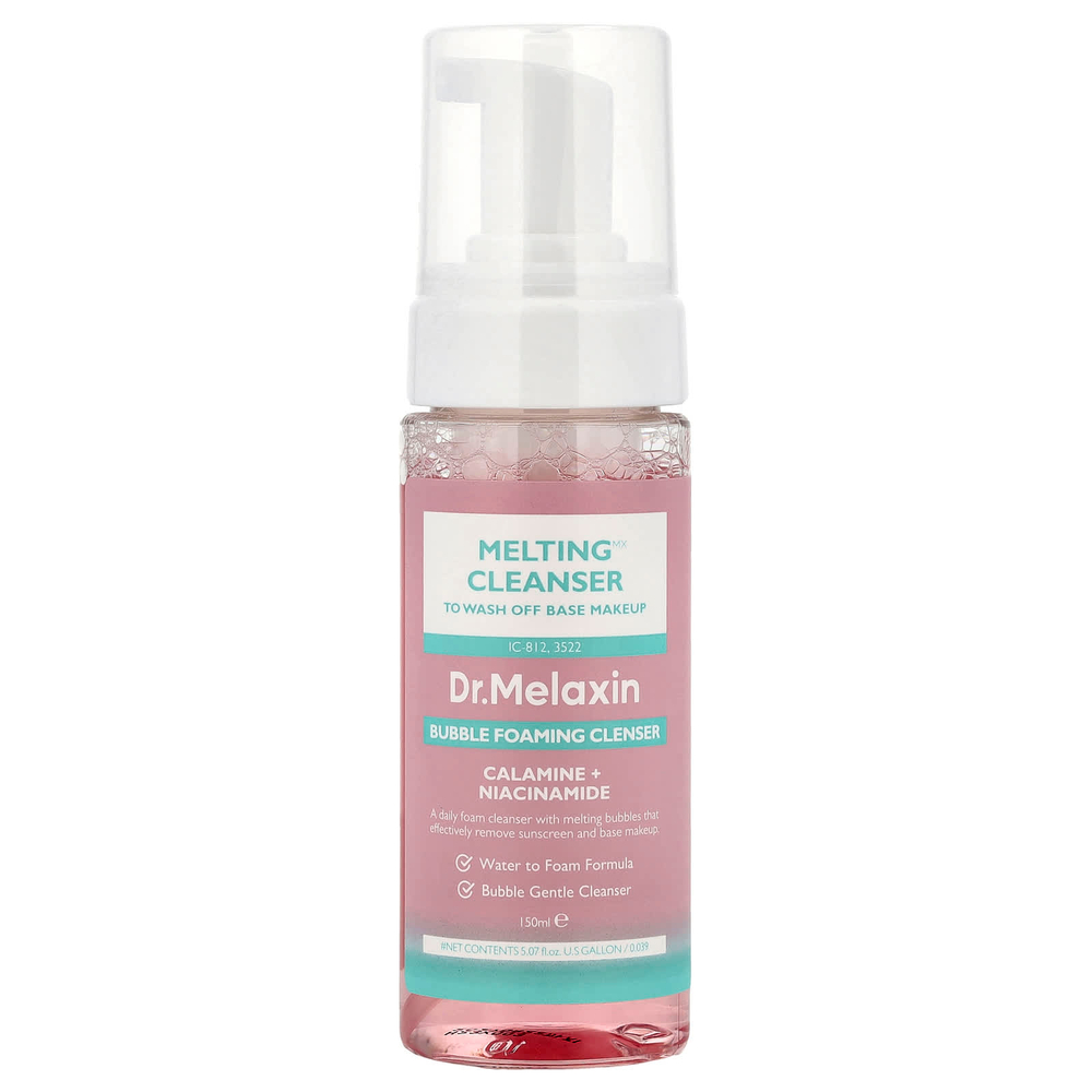 Dr.Melaxin, Melting Cleanser, пенящееся очищающее средство, для всех типов кожи, 150 мл (5,07 жидк. Унции)