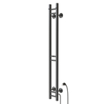 Полотенцесушитель MIXLINE MOON GRAPHITE 120/10 (таймер,284 Вт) электрический ГРАФИТ