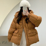 Женский пуховик оверсайз