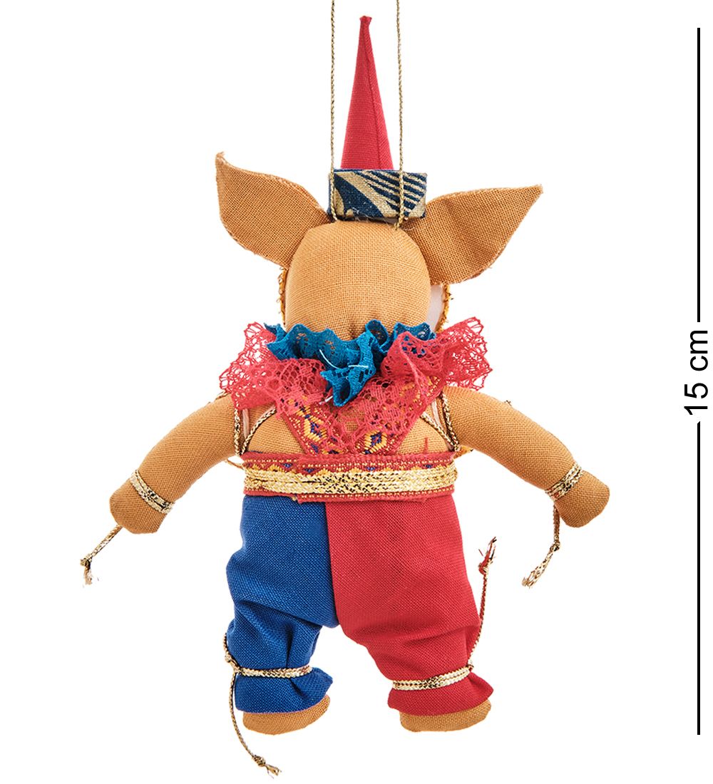 RK-854 Кукла подвесная «Свинка в колпачке»