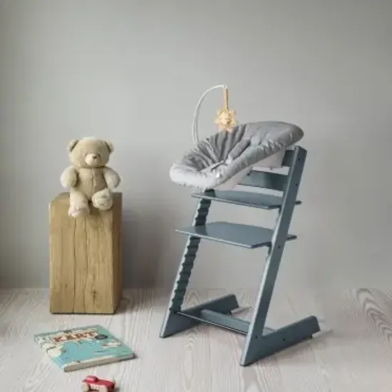 Стульчик для кормления STOKKE Tripp Trapp комплект 4 в 1 (Fjord Blue)