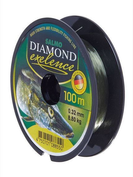 Леска монофильная Salmo Diamond EXELENCE 100 м, 0,32 мм