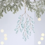 Ветка декоративная «Волшебство ночи» 20 см, Голубой