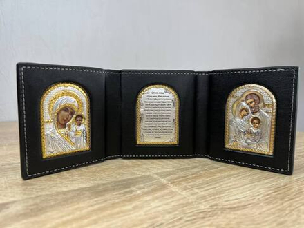Складень карманный Казанская Молитва Семейство 90х255мм