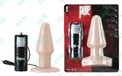 Большая анальная пробка с вибратором