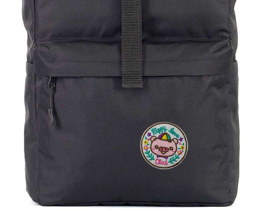 Нашивка термоаппликация на одежду и на рюкзак. Piggy Love Club