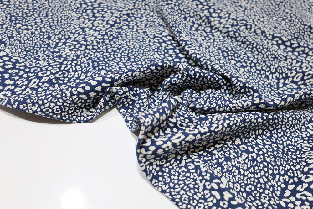 ЛЕО СИНИЙ - Кашкорсе с лайкрой, компакт пенье (КРВ640 Елена)