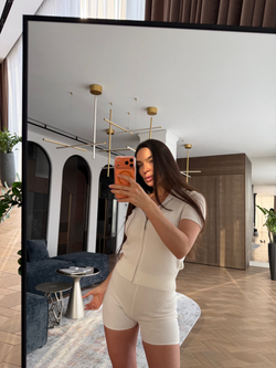 Костюм ZOE кардиган с капюшоном и шорты