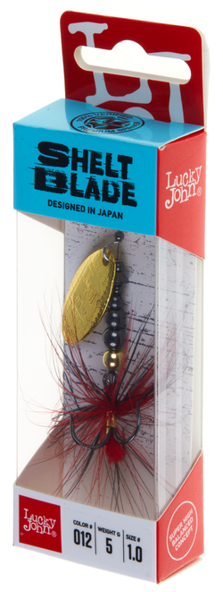 Блесна вращающаяся LUCKY JOHN Shelt Blade №1, 5 г, цвет 012