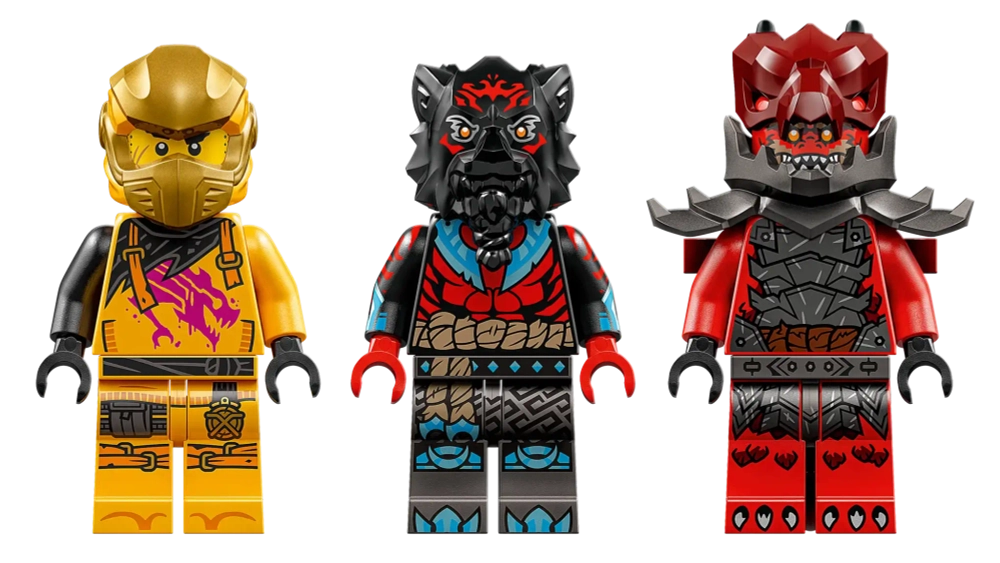 Конструктор LEGO Ninjago 71833 Суперштормовой самолет Раса и Арина