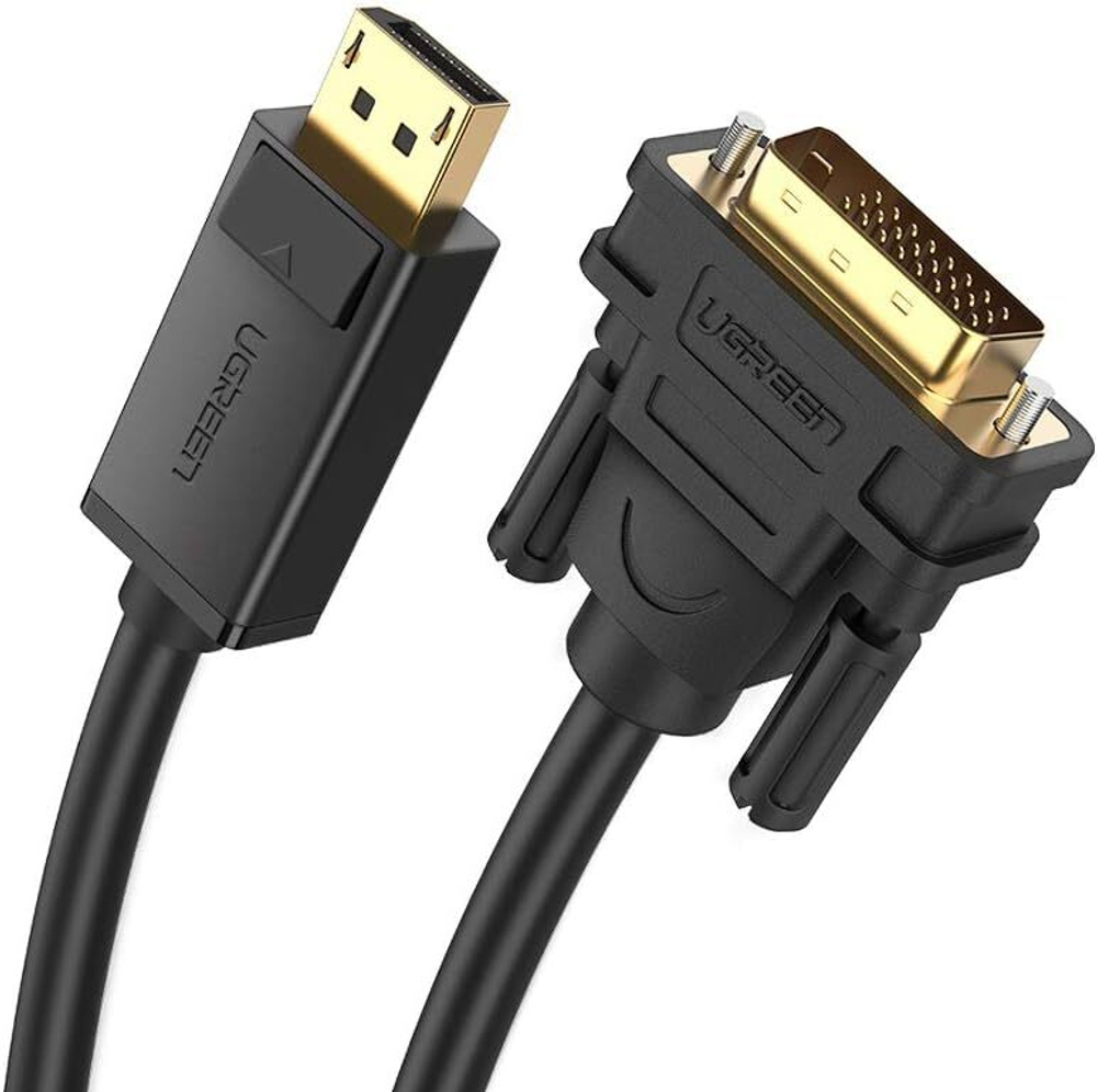 Кабель DisplayPort - DVI 24+1, 2m, UGREEN 10221