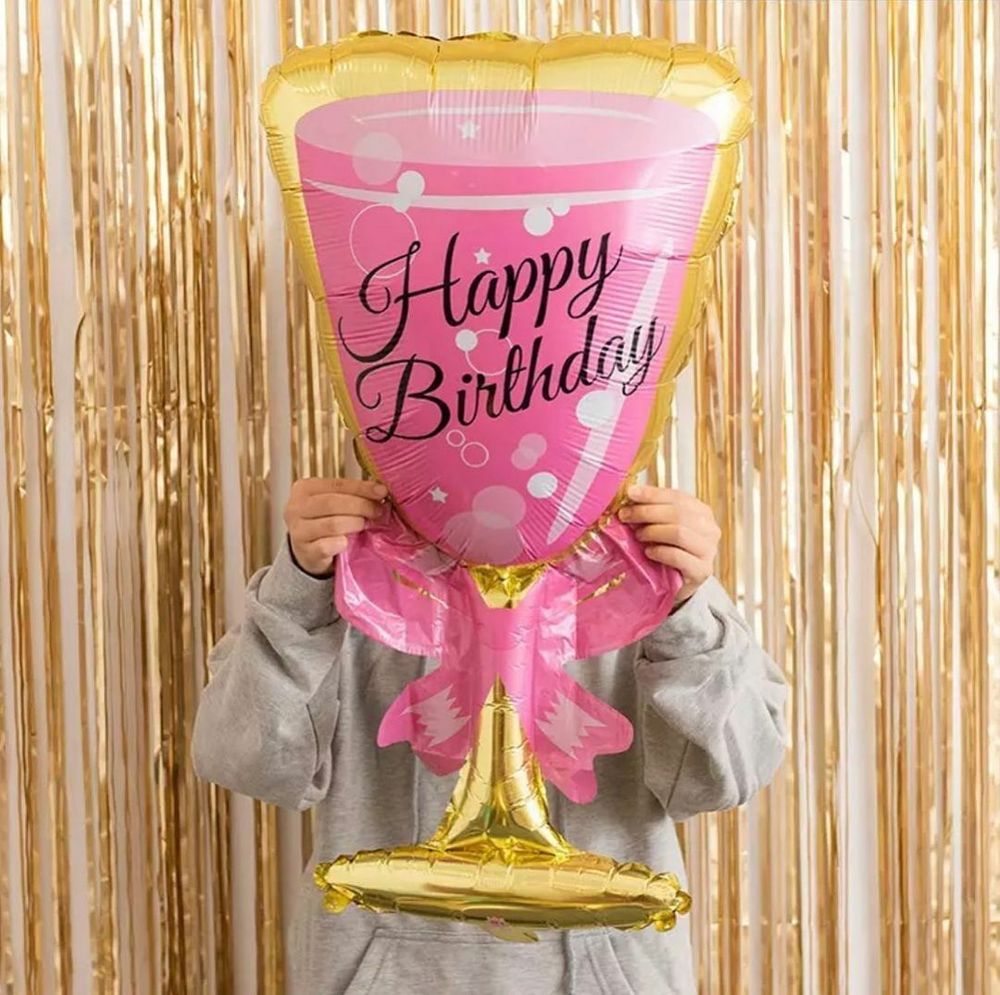 Бокал Шампанского Happy Birthday (БГ-32)  Изображение5