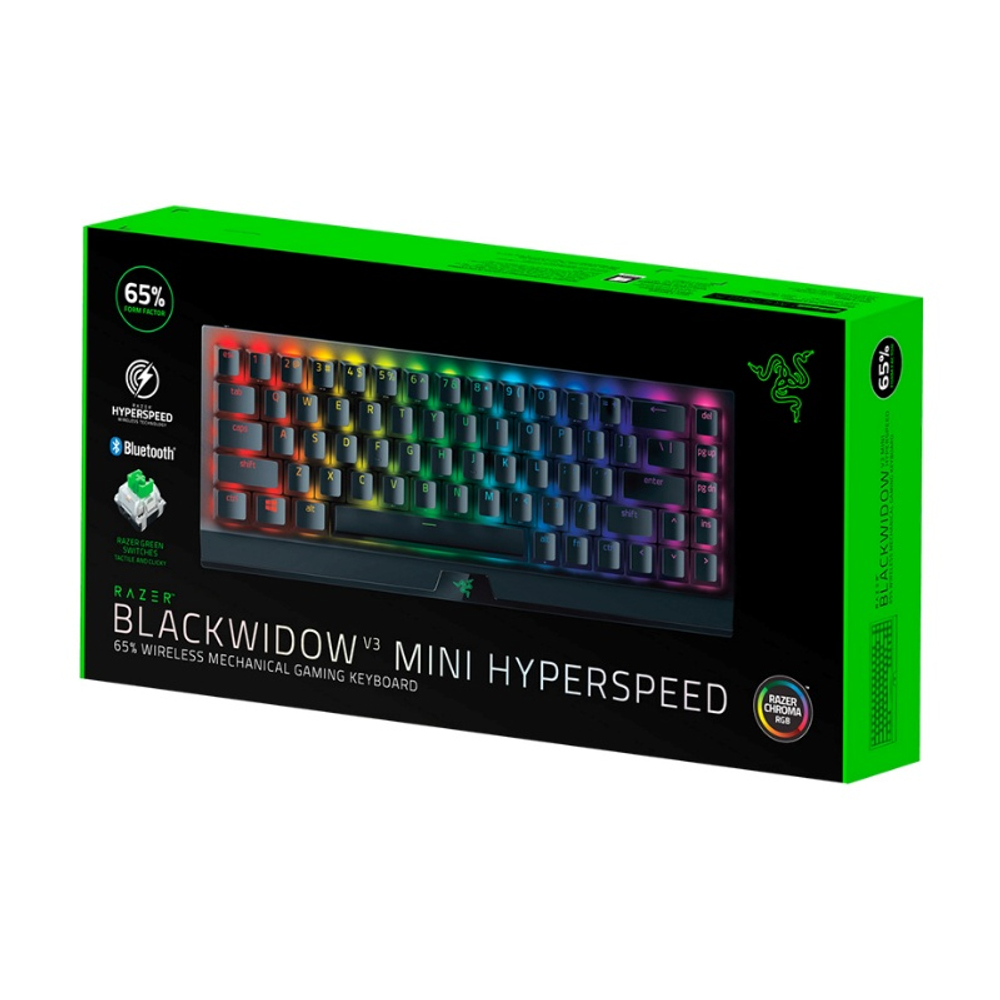 Клавиатура Razer BlackWidow V3 Mini HyperSpeed (Green Switch), Black