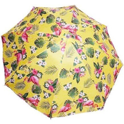 Зонт пляжный D=170см, h-190см «Фламинго» с покрытием от нагрева ДоброСад