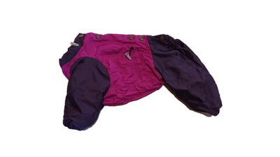 Комбинезон, утепленный байкой 28 мальчик (обхват груди 59 - 66) фуксия - темно фиолетовый