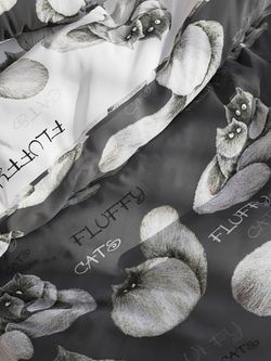 Пододеяльник поплин Сказка "Fluffy/Флиппи" 2-спальный на молнии 175x215 см