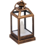 Сувенир с подсветкой «Свеча» 6*12,5 см, Бронза (работает от батареек LR44*3)