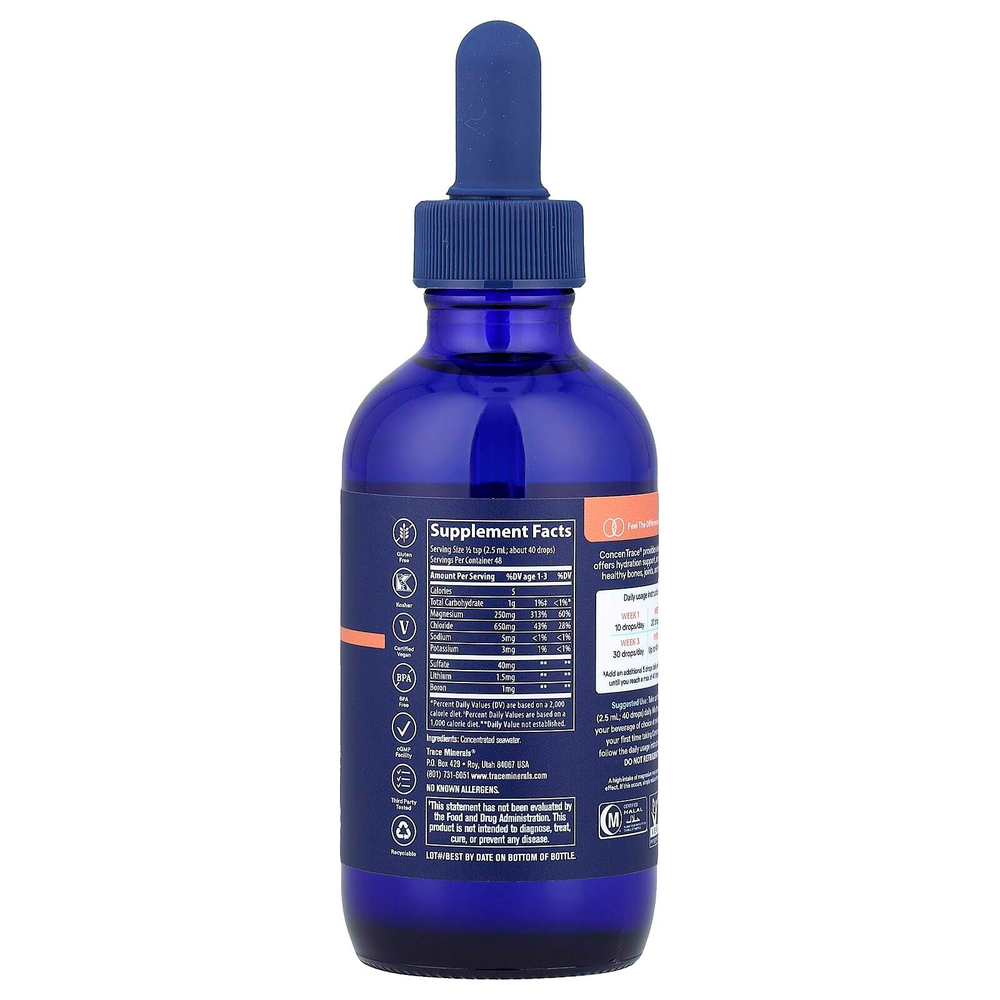 Trace, ConcenTrace, микроэлементы в каплях, 118 мл (4 жидк. унции)
