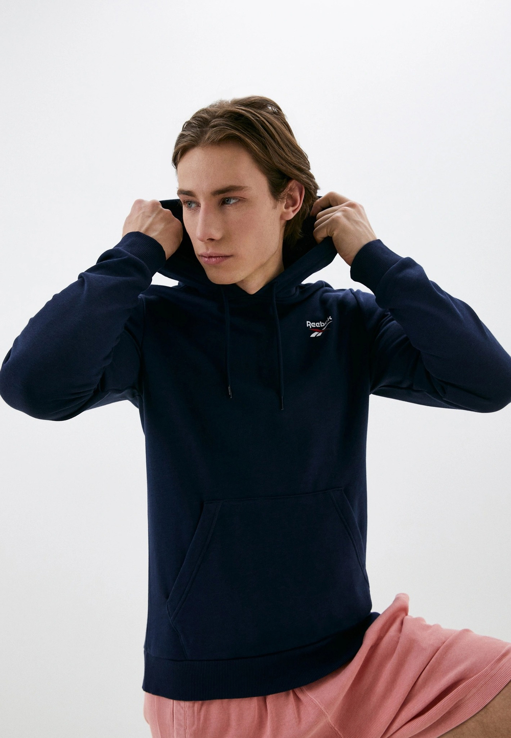 Толстовка мужская REEBOK RI FT LEFT CHEST OTH HOOD