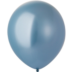 Шар латексный Glossy Хром 43 см (Голубой)