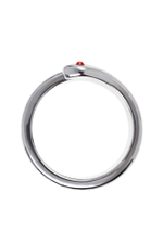 Кольцо под головку пениса Toyfa серебристое 3 см